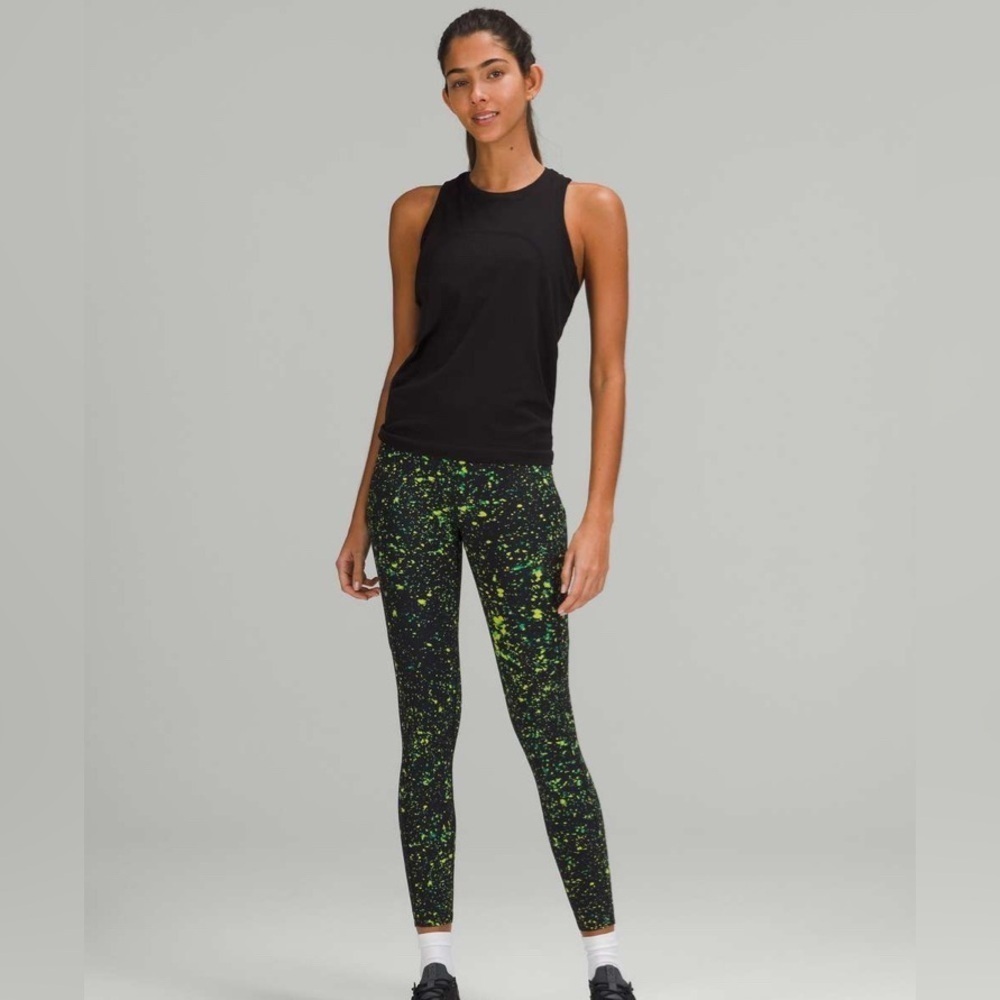 Lululemon Fast and Free High-Rise Tight Athletic 
Sparks Fly Multi leggings 4